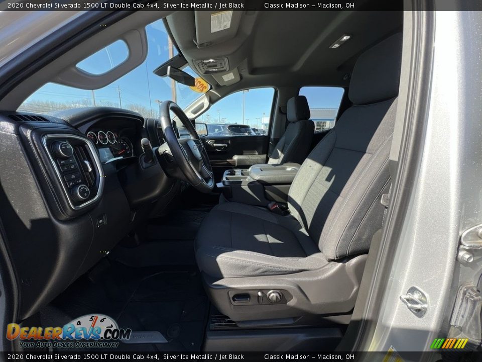 2020 Chevrolet Silverado 1500 LT Double Cab 4x4 Silver Ice Metallic / Jet Black Photo #6