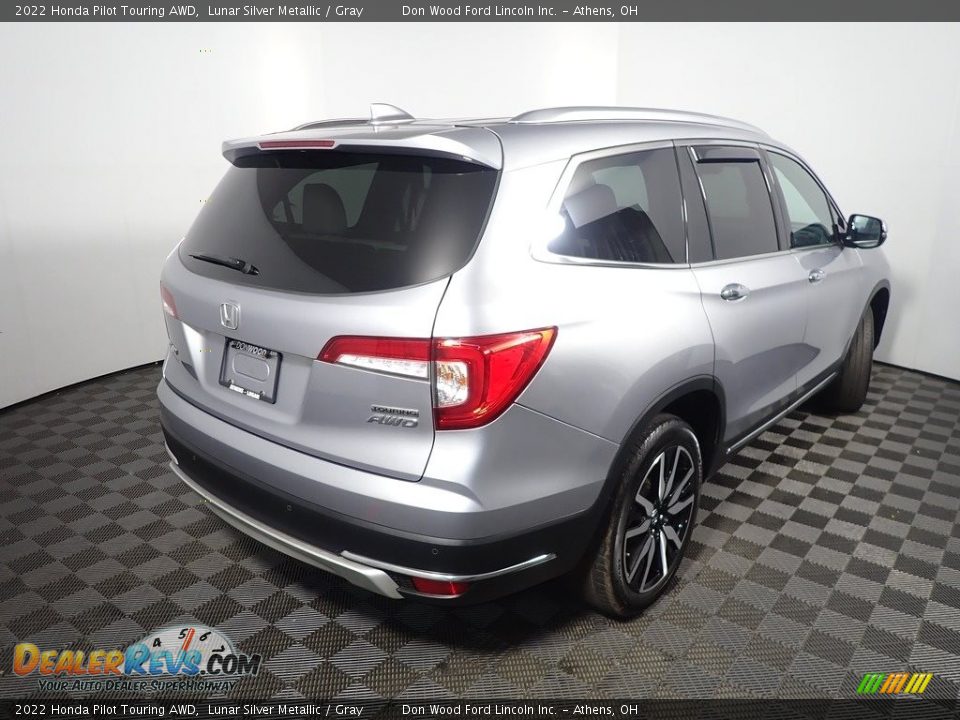 2022 Honda Pilot Touring AWD Lunar Silver Metallic / Gray Photo #21