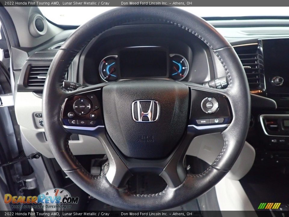 2022 Honda Pilot Touring AWD Lunar Silver Metallic / Gray Photo #29