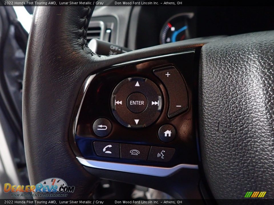 2022 Honda Pilot Touring AWD Lunar Silver Metallic / Gray Photo #31