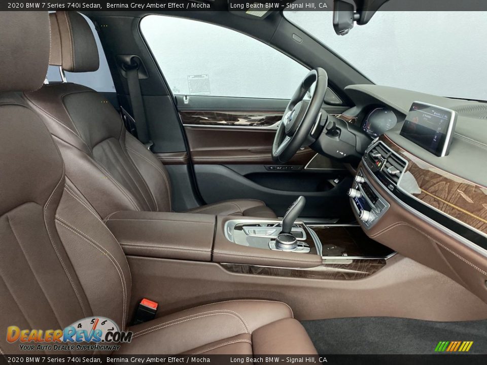 2020 BMW 7 Series 740i Sedan Bernina Grey Amber Effect / Mocha Photo #33