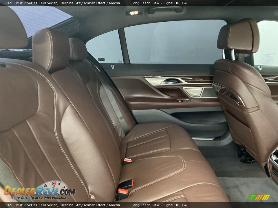 Rear Seat of 2020 BMW 7 Series 740i Sedan Photo #36