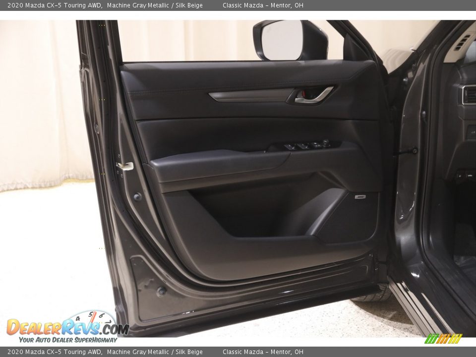 2020 Mazda CX-5 Touring AWD Machine Gray Metallic / Silk Beige Photo #4