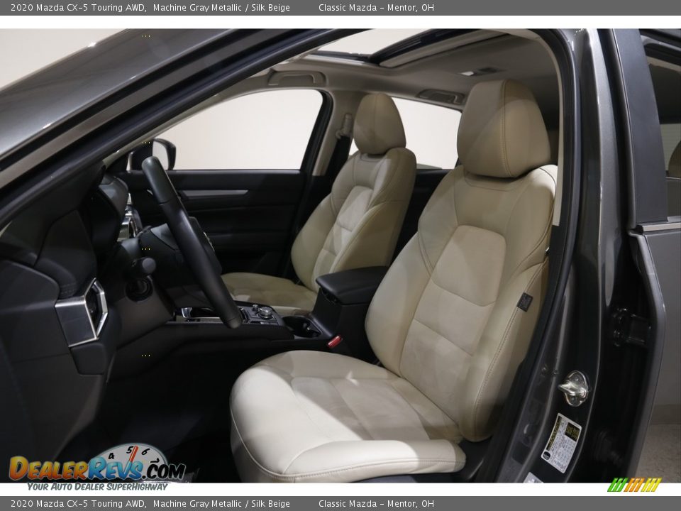 2020 Mazda CX-5 Touring AWD Machine Gray Metallic / Silk Beige Photo #5