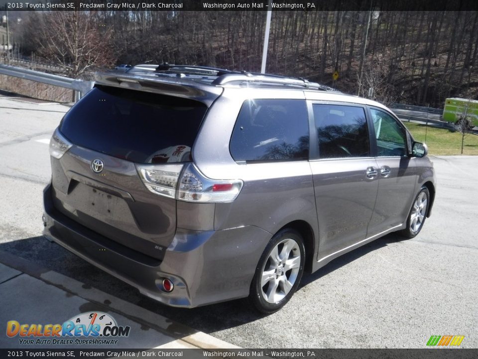 2013 Toyota Sienna SE Predawn Gray Mica / Dark Charcoal Photo #16