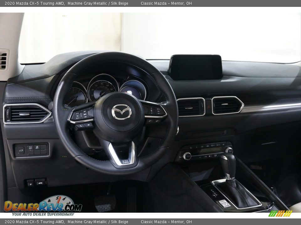 2020 Mazda CX-5 Touring AWD Machine Gray Metallic / Silk Beige Photo #6