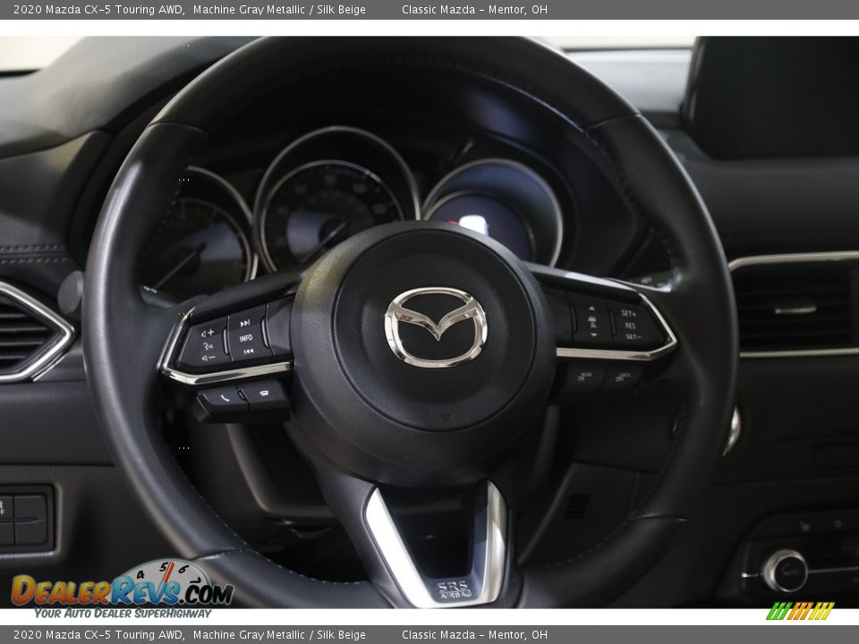 2020 Mazda CX-5 Touring AWD Machine Gray Metallic / Silk Beige Photo #7