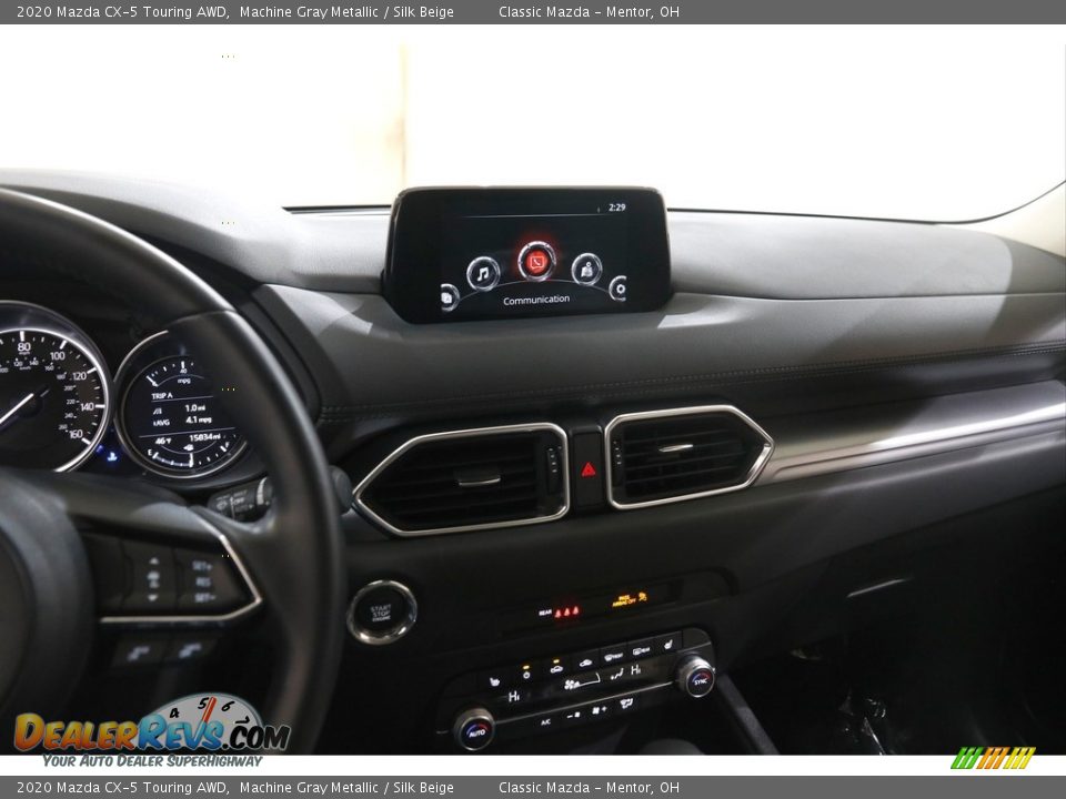 2020 Mazda CX-5 Touring AWD Machine Gray Metallic / Silk Beige Photo #9