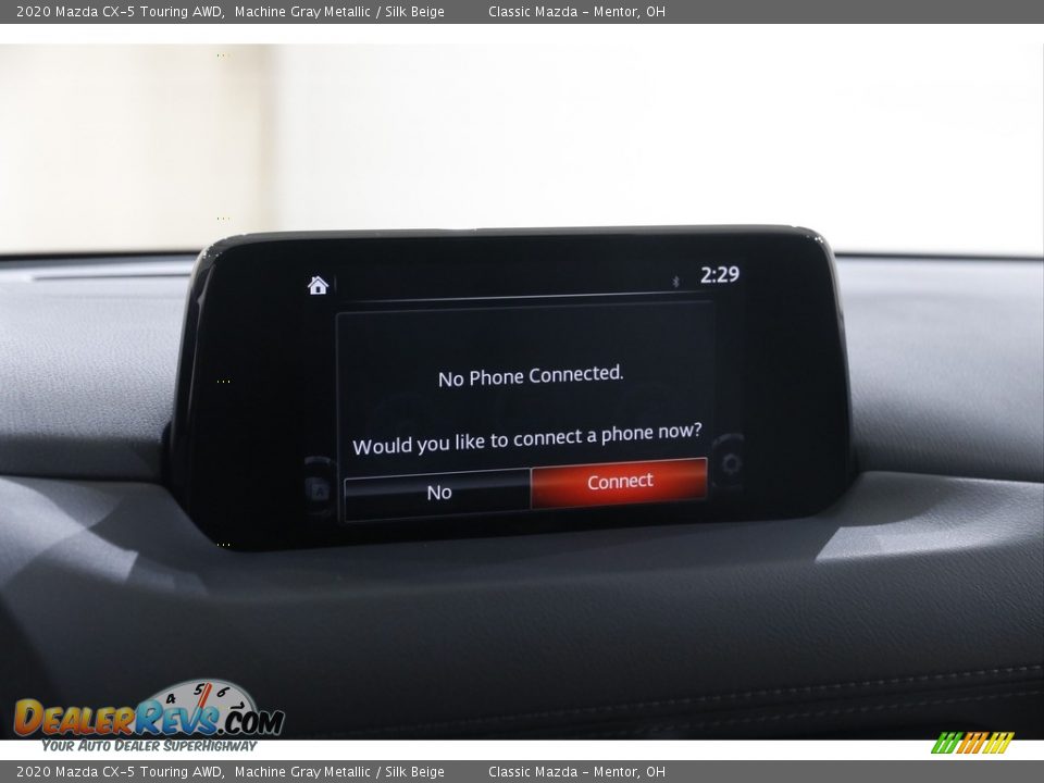 2020 Mazda CX-5 Touring AWD Machine Gray Metallic / Silk Beige Photo #10