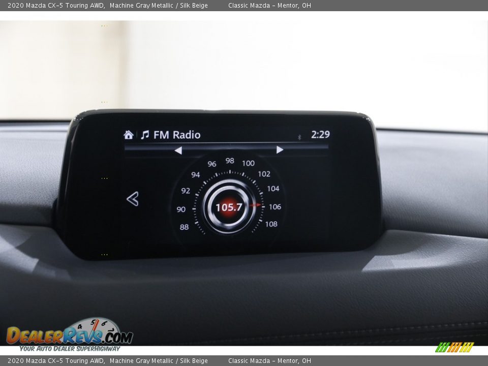 2020 Mazda CX-5 Touring AWD Machine Gray Metallic / Silk Beige Photo #11