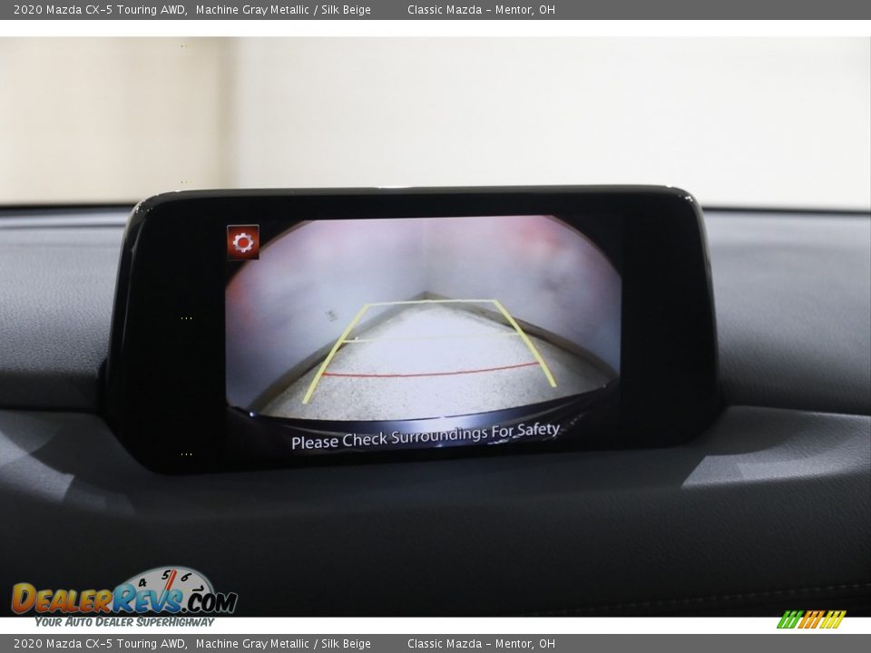 2020 Mazda CX-5 Touring AWD Machine Gray Metallic / Silk Beige Photo #12