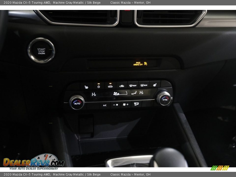2020 Mazda CX-5 Touring AWD Machine Gray Metallic / Silk Beige Photo #13