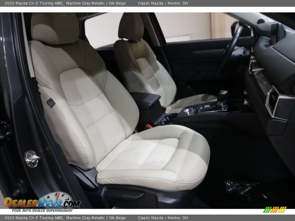 2020 Mazda CX-5 Touring AWD Machine Gray Metallic / Silk Beige Photo #15