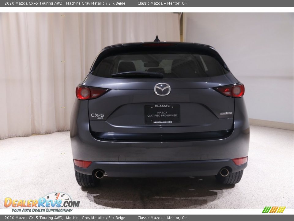 2020 Mazda CX-5 Touring AWD Machine Gray Metallic / Silk Beige Photo #18
