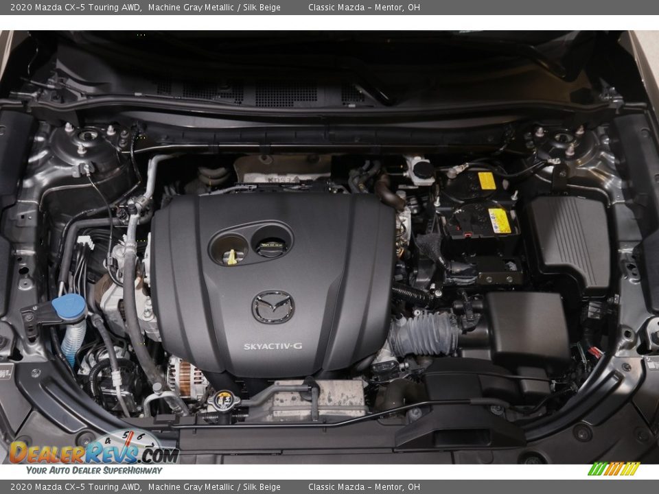 2020 Mazda CX-5 Touring AWD Machine Gray Metallic / Silk Beige Photo #19