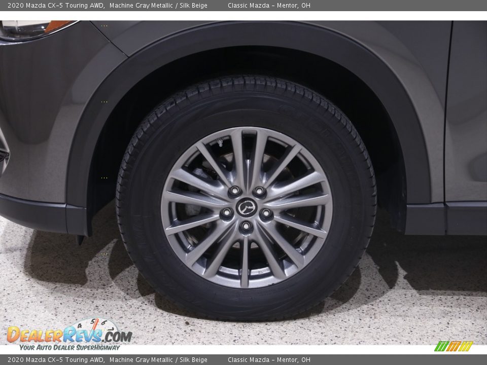 2020 Mazda CX-5 Touring AWD Machine Gray Metallic / Silk Beige Photo #20