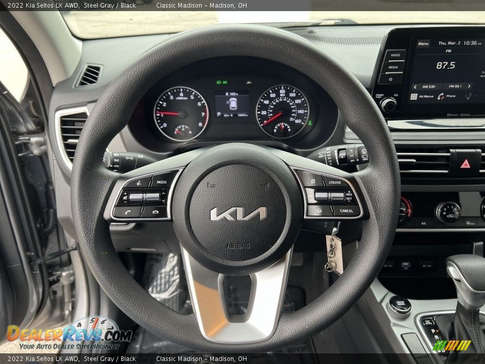 2022 Kia Seltos LX AWD Steel Gray / Black Photo #9