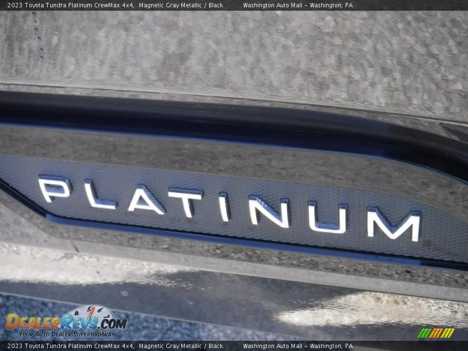 2023 Toyota Tundra Platinum CrewMax 4x4 Magnetic Gray Metallic / Black Photo #3