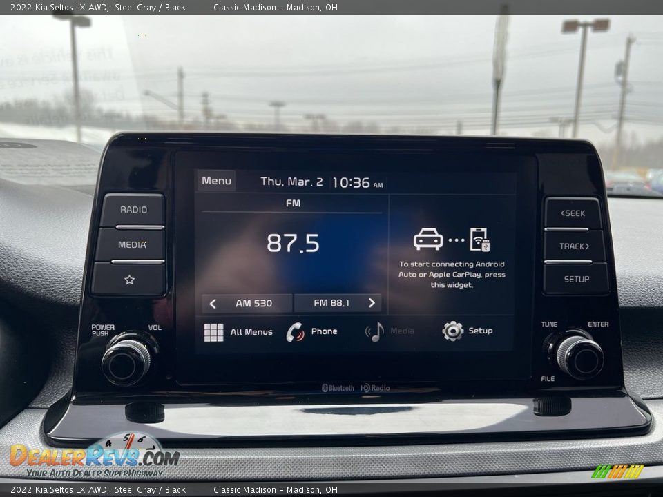 2022 Kia Seltos LX AWD Steel Gray / Black Photo #11