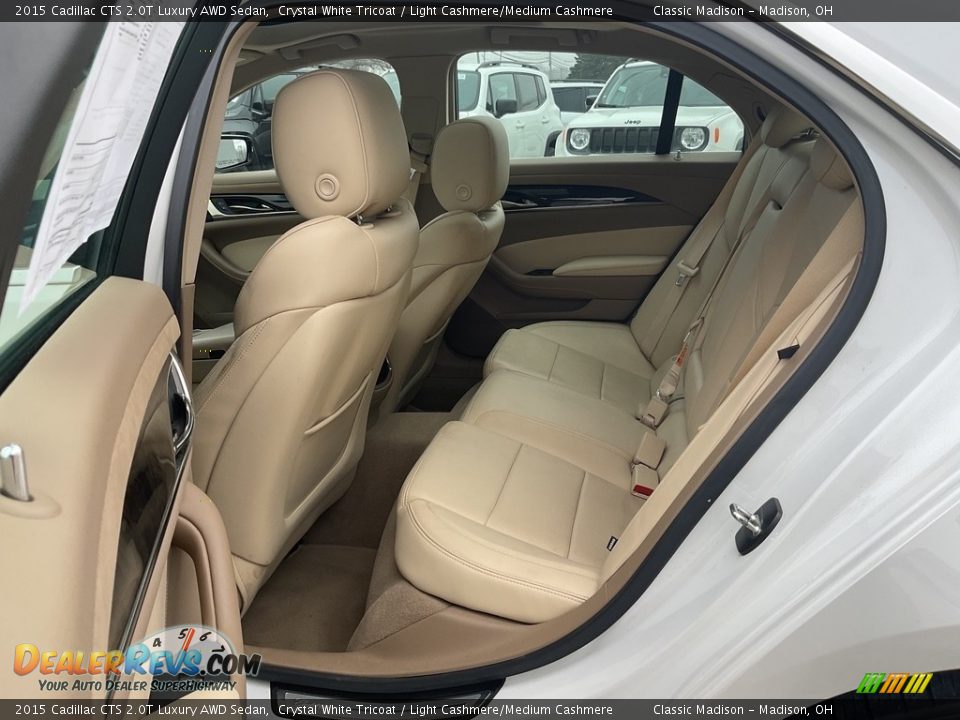 Rear Seat of 2015 Cadillac CTS 2.0T Luxury AWD Sedan Photo #3