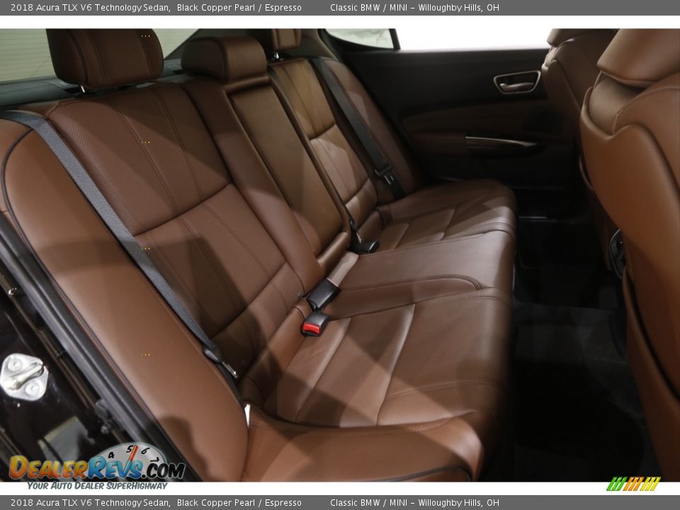 Rear Seat of 2018 Acura TLX V6 Technology Sedan Photo #18