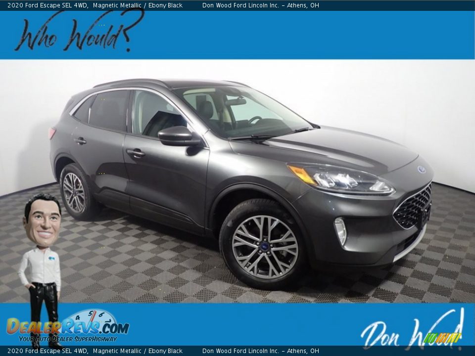 2020 Ford Escape SEL 4WD Magnetic Metallic / Ebony Black Photo #1