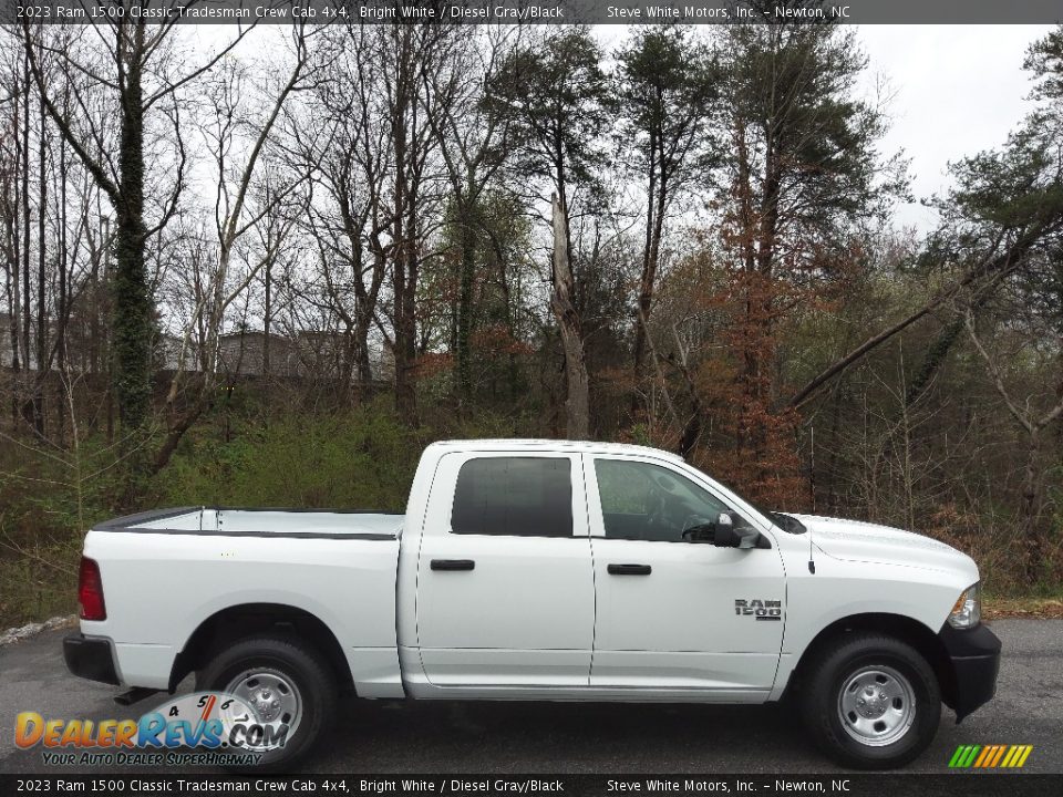 Bright White 2023 Ram 1500 Classic Tradesman Crew Cab 4x4 Photo #5