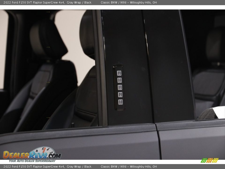 2022 Ford F150 SVT Raptor SuperCrew 4x4 Gray Wrap / Black Photo #4
