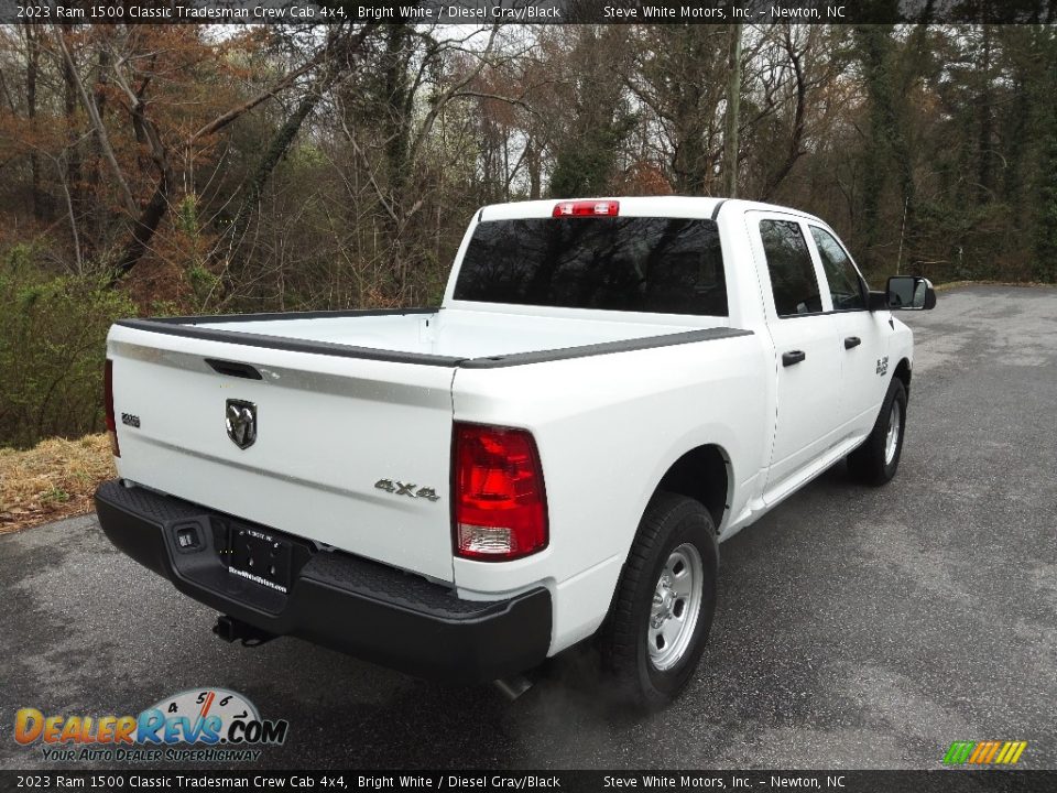 2023 Ram 1500 Classic Tradesman Crew Cab 4x4 Bright White / Diesel Gray/Black Photo #6