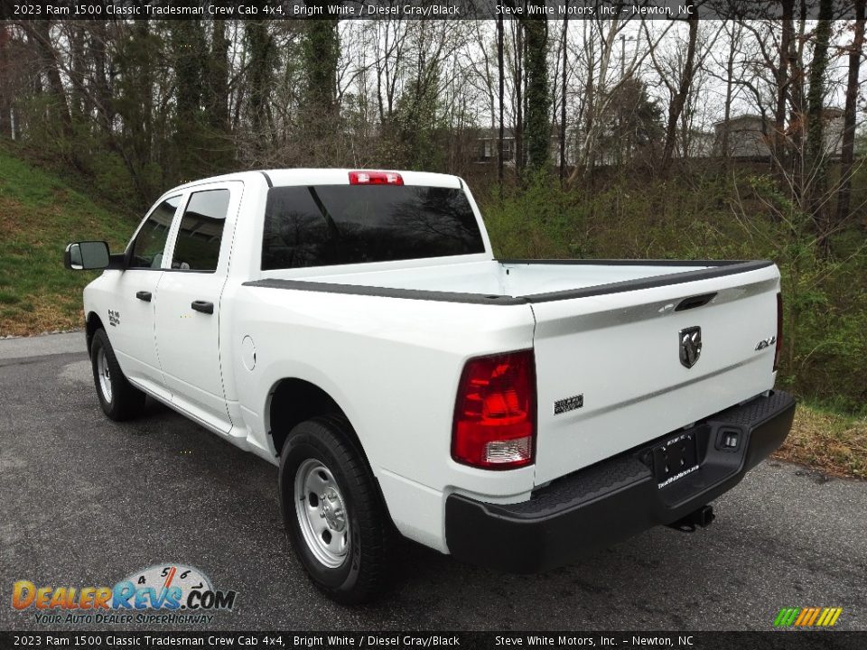 Bright White 2023 Ram 1500 Classic Tradesman Crew Cab 4x4 Photo #9