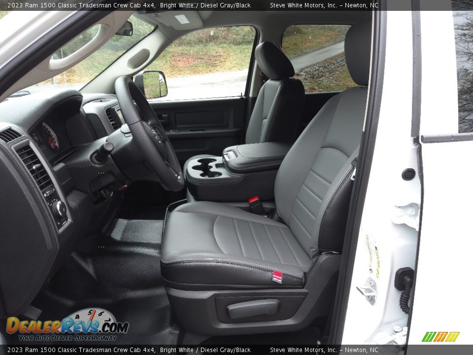 Diesel Gray/Black Interior - 2023 Ram 1500 Classic Tradesman Crew Cab 4x4 Photo #11