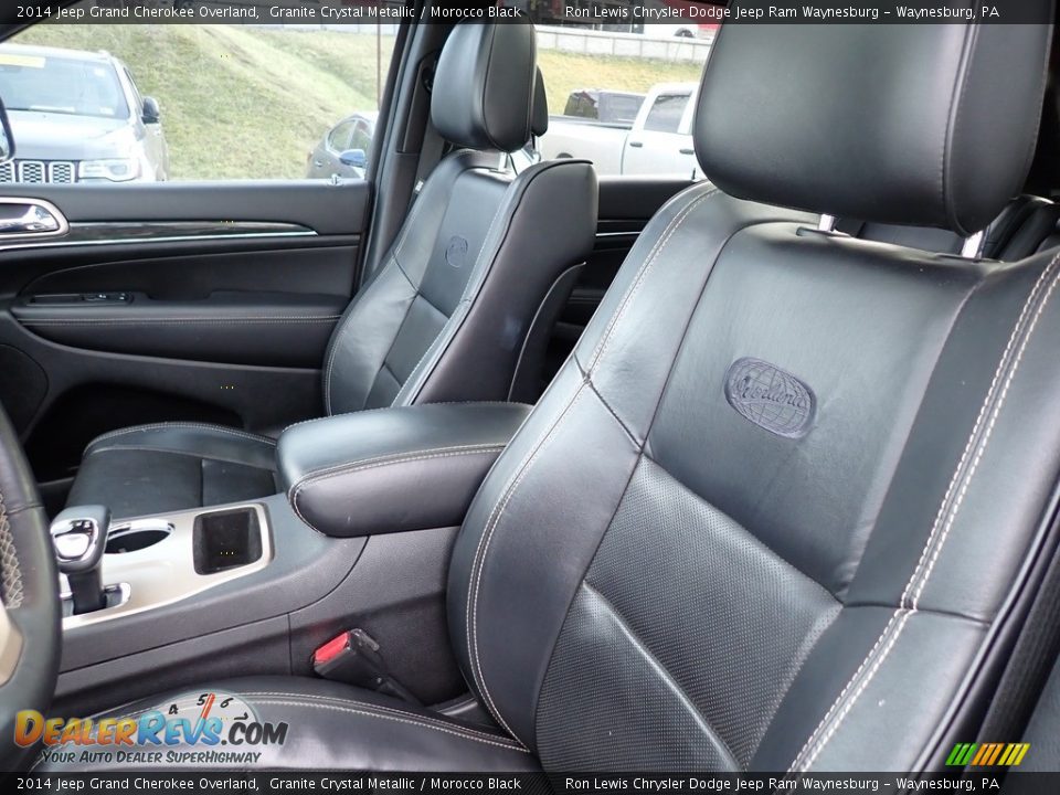 Front Seat of 2014 Jeep Grand Cherokee Overland Photo #11