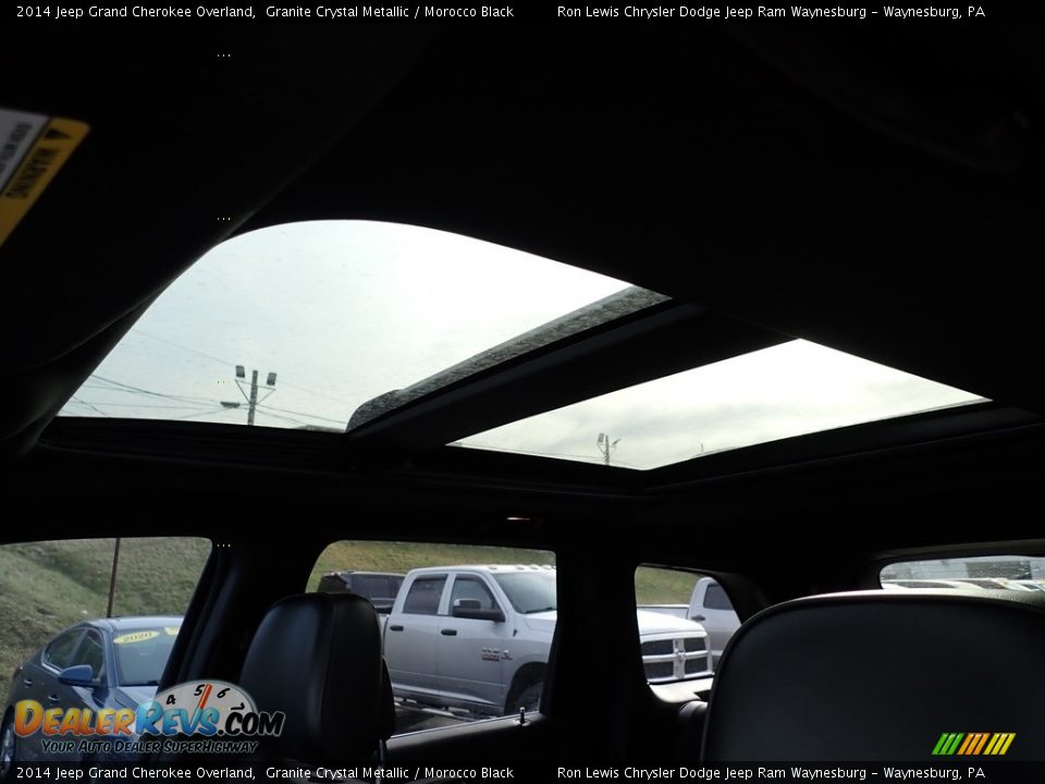 Sunroof of 2014 Jeep Grand Cherokee Overland Photo #17