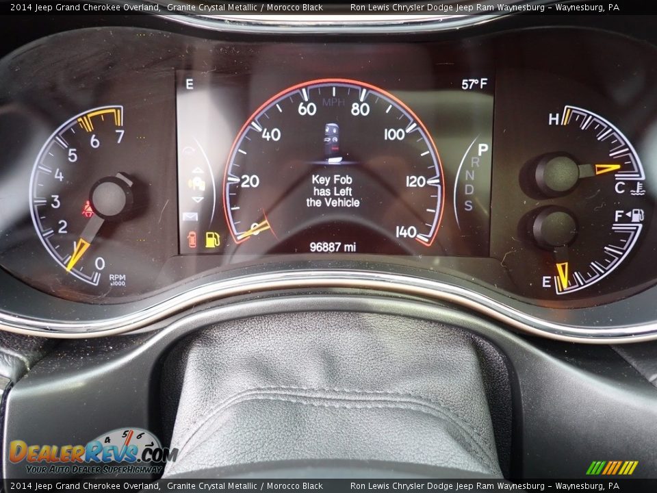 2014 Jeep Grand Cherokee Overland Gauges Photo #20