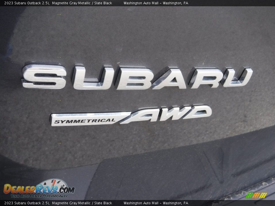 2023 Subaru Outback 2.5i Magnetite Gray Metallic / Slate Black Photo #14