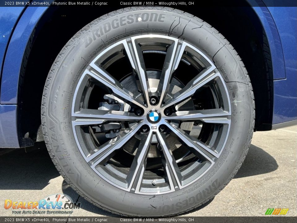 2023 BMW X5 xDrive40i Phytonic Blue Metallic / Cognac Photo #2