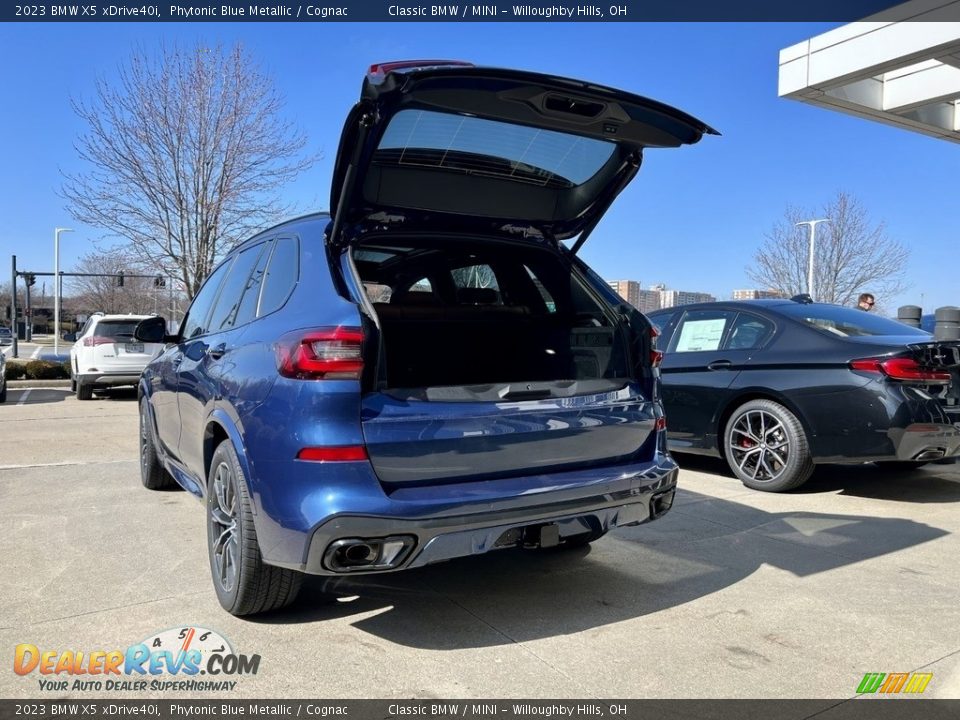 2023 BMW X5 xDrive40i Phytonic Blue Metallic / Cognac Photo #4