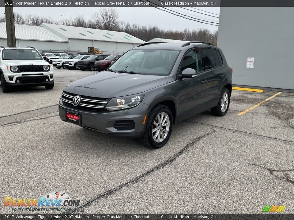 2017 Volkswagen Tiguan Limited 2.0T 4Motion Pepper Gray Metallic / Charcoal Photo #7