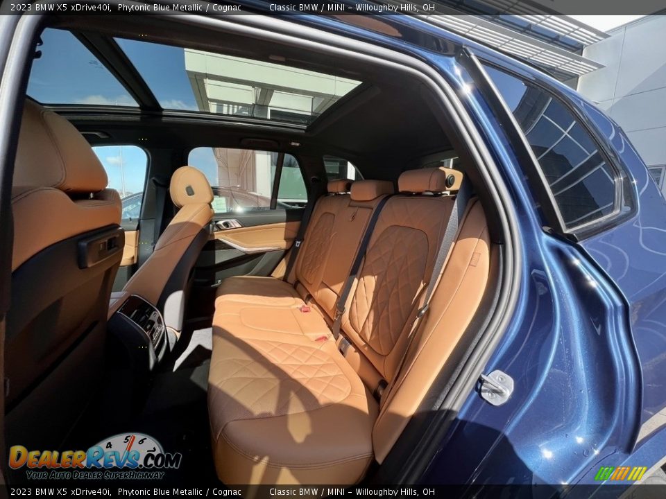 2023 BMW X5 xDrive40i Phytonic Blue Metallic / Cognac Photo #7