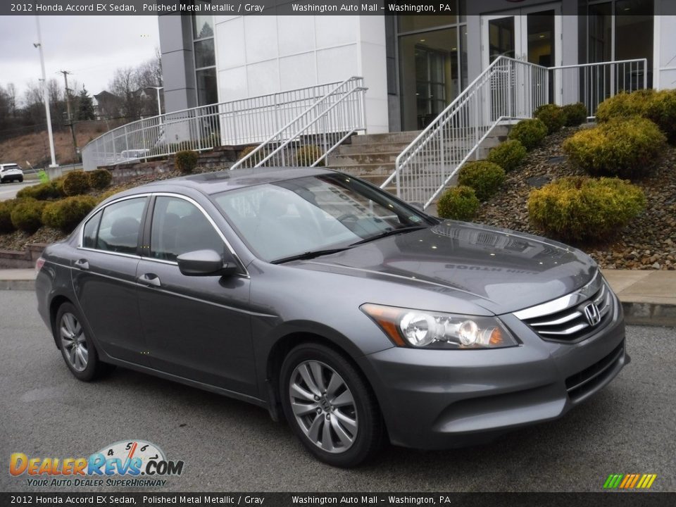 2012 Honda Accord EX Sedan Polished Metal Metallic / Gray Photo #1