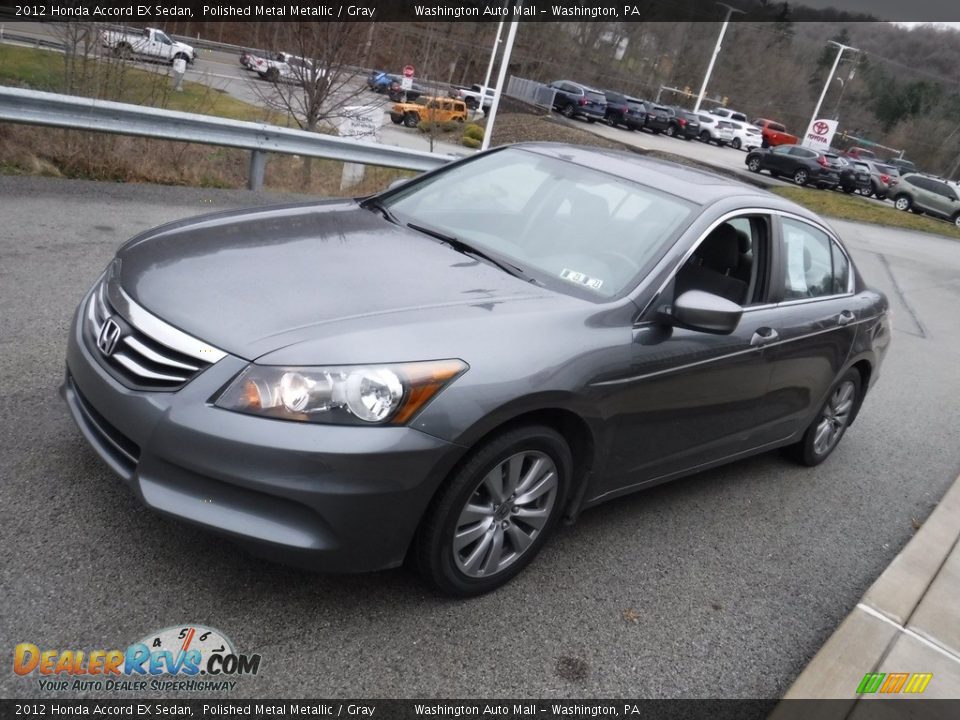 2012 Honda Accord EX Sedan Polished Metal Metallic / Gray Photo #9