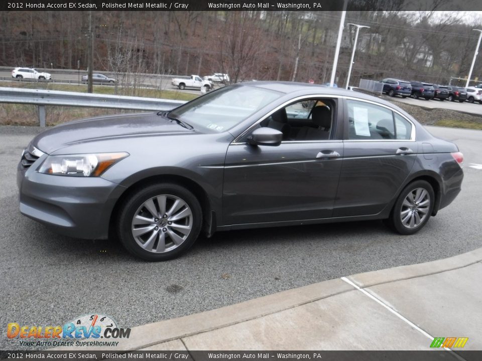 2012 Honda Accord EX Sedan Polished Metal Metallic / Gray Photo #10