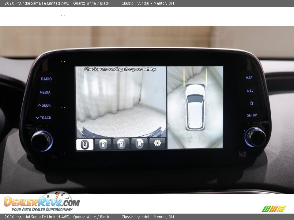 2020 Hyundai Santa Fe Limited AWD Quartz White / Black Photo #16