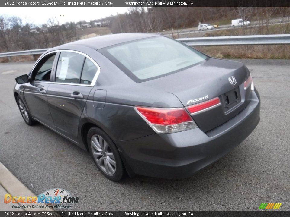 2012 Honda Accord EX Sedan Polished Metal Metallic / Gray Photo #12