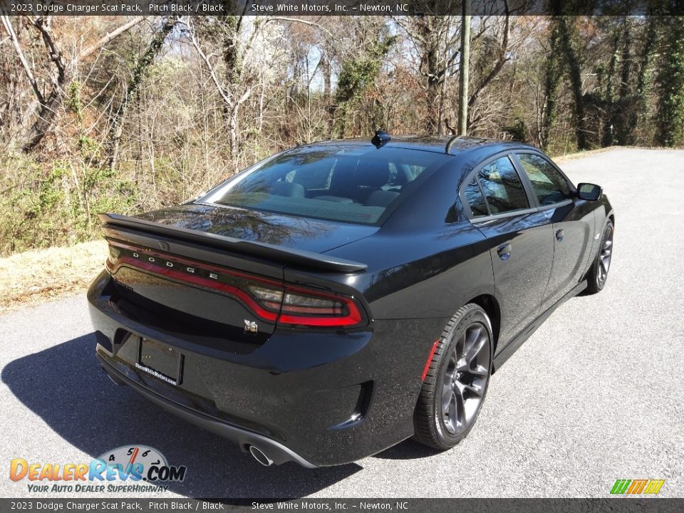 2023 Dodge Charger Scat Pack Pitch Black / Black Photo #6