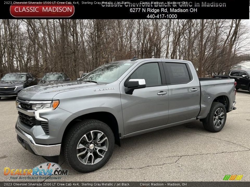 2023 Chevrolet Silverado 1500 LT Crew Cab 4x4 Sterling Gray Metallic / Jet Black Photo #1