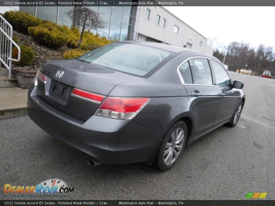 2012 Honda Accord EX Sedan Polished Metal Metallic / Gray Photo #14