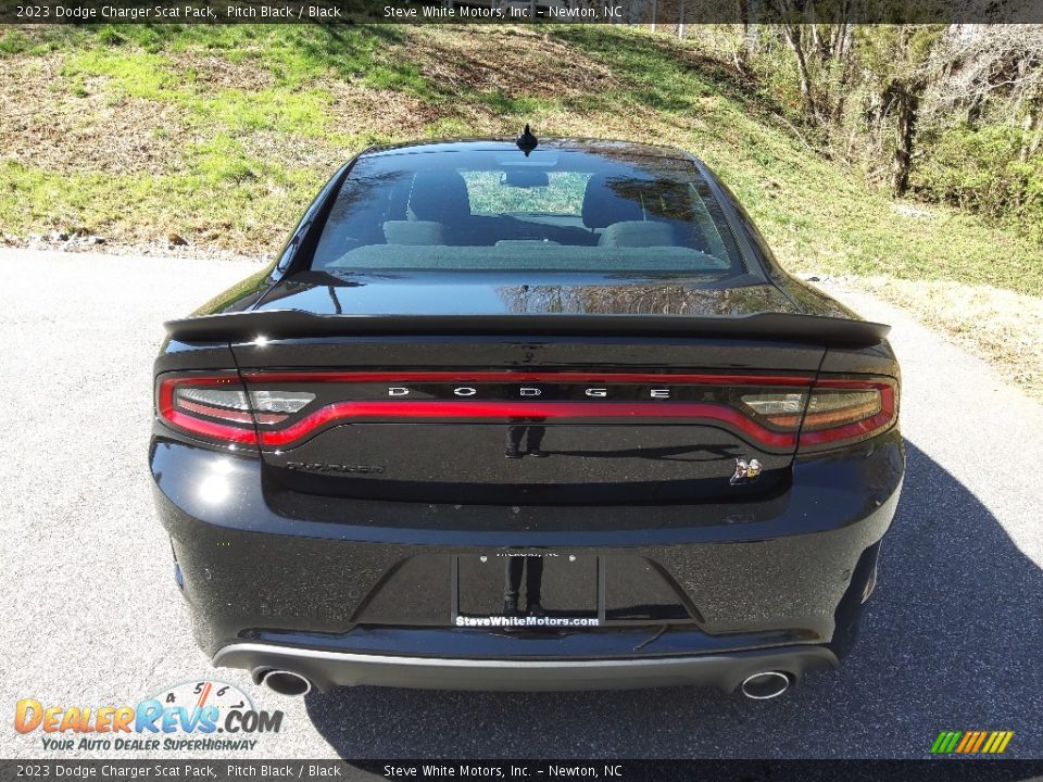 2023 Dodge Charger Scat Pack Pitch Black / Black Photo #7