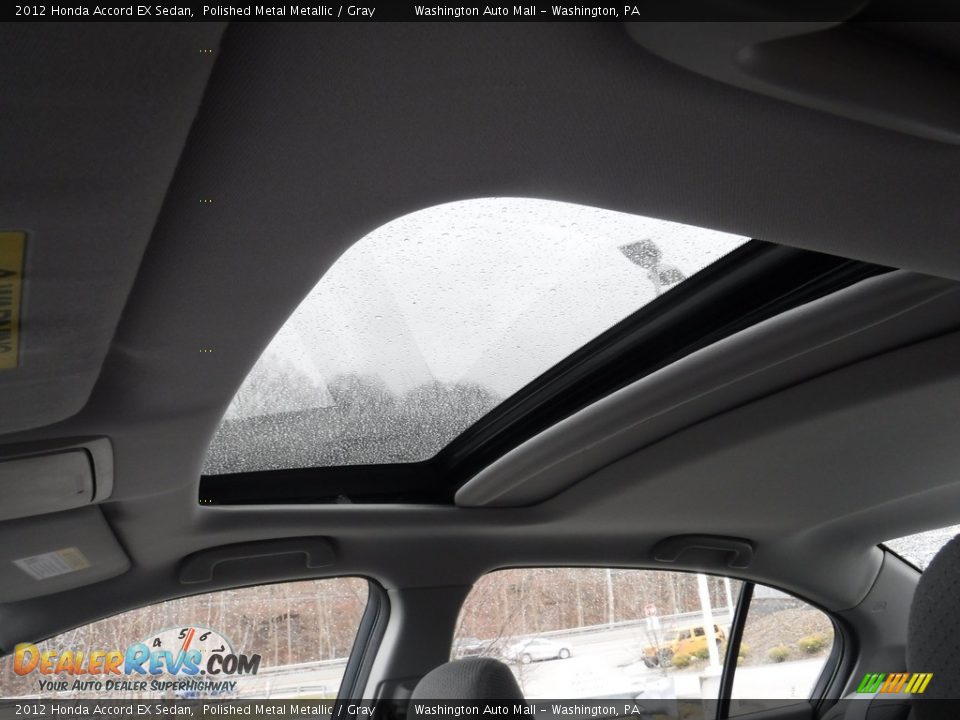 2012 Honda Accord EX Sedan Polished Metal Metallic / Gray Photo #15