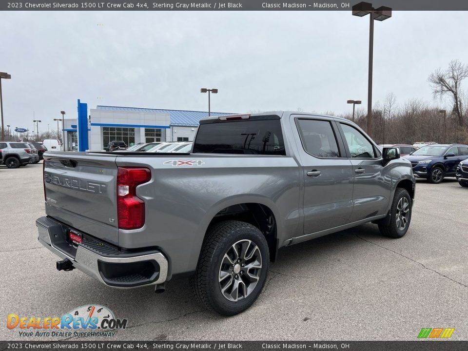 2023 Chevrolet Silverado 1500 LT Crew Cab 4x4 Sterling Gray Metallic / Jet Black Photo #3